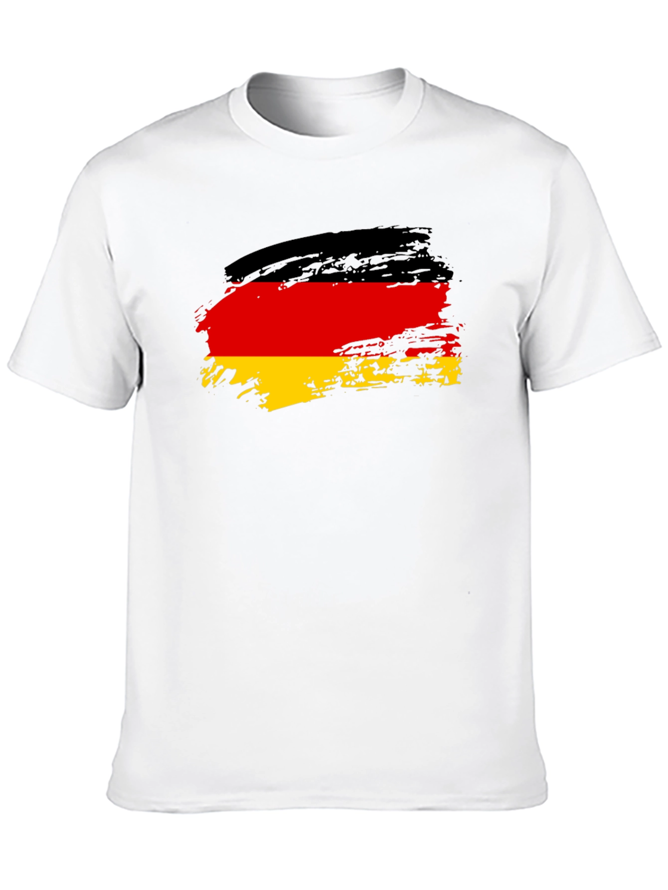German Flag T-Shirt - Brush Stroke Style