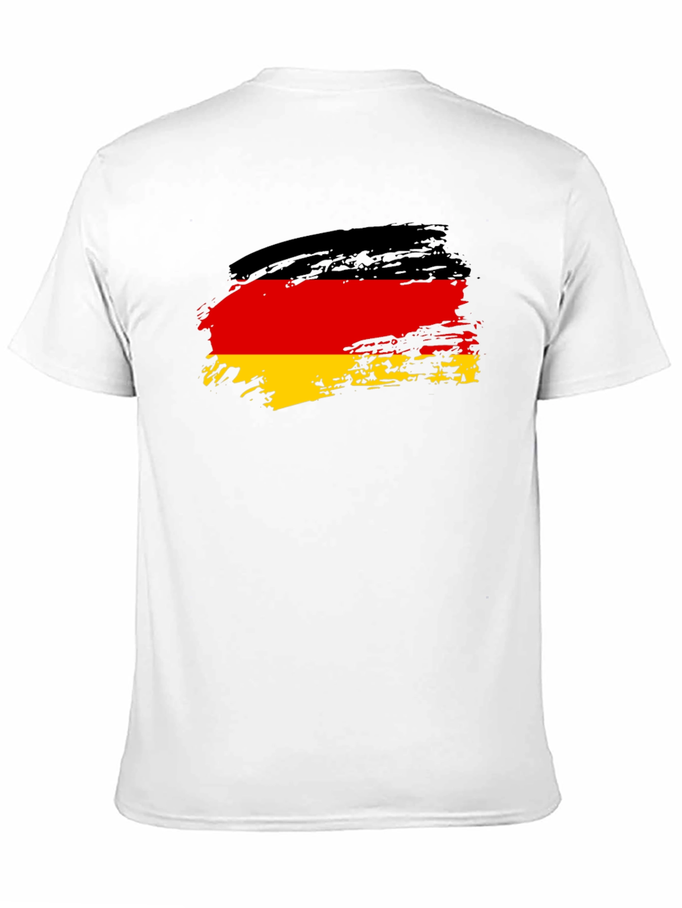 German Flag T-Shirt - Brush Stroke Style