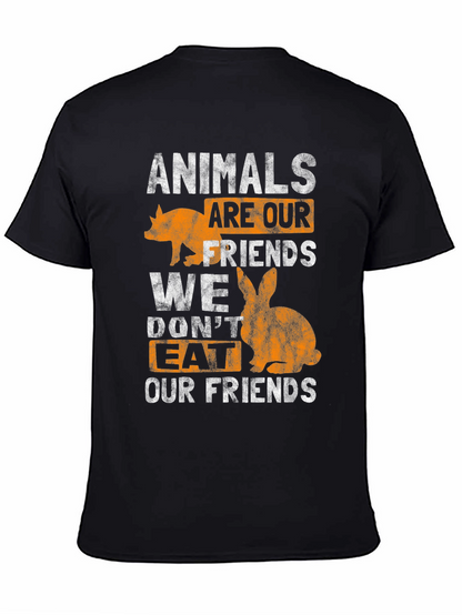 Animals Are Our Friends T-Shirt - Vegan Tee
