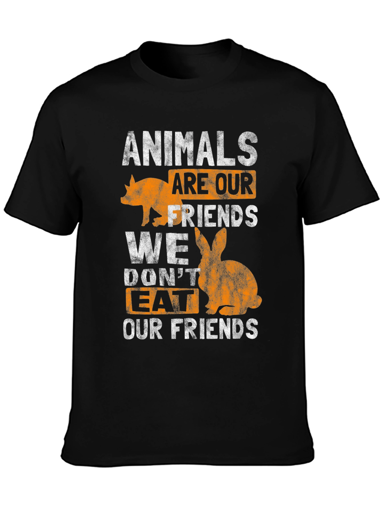 Animals Are Our Friends T-Shirt - Vegan Tee