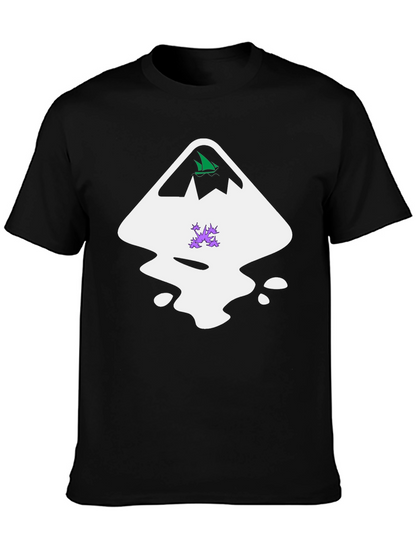 Abstract Graphic Tee - Black