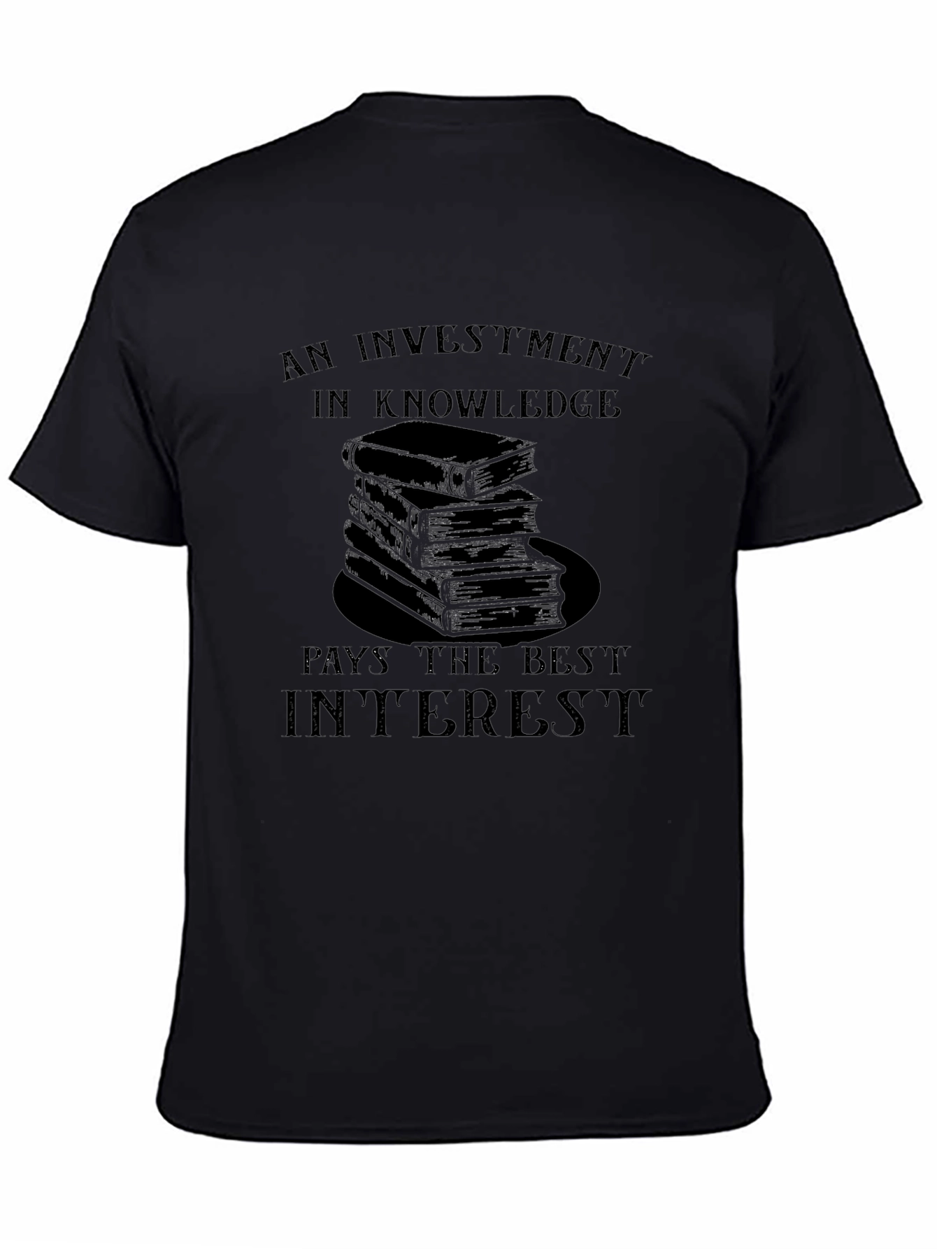 Knowledge Investment Graphic T-Shirt