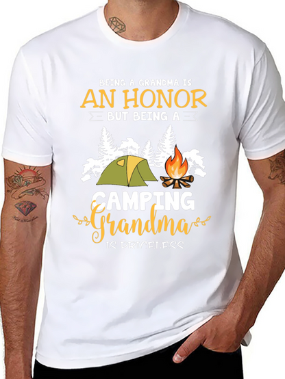 Camping Grandma T-Shirt - Honor & Priceless
