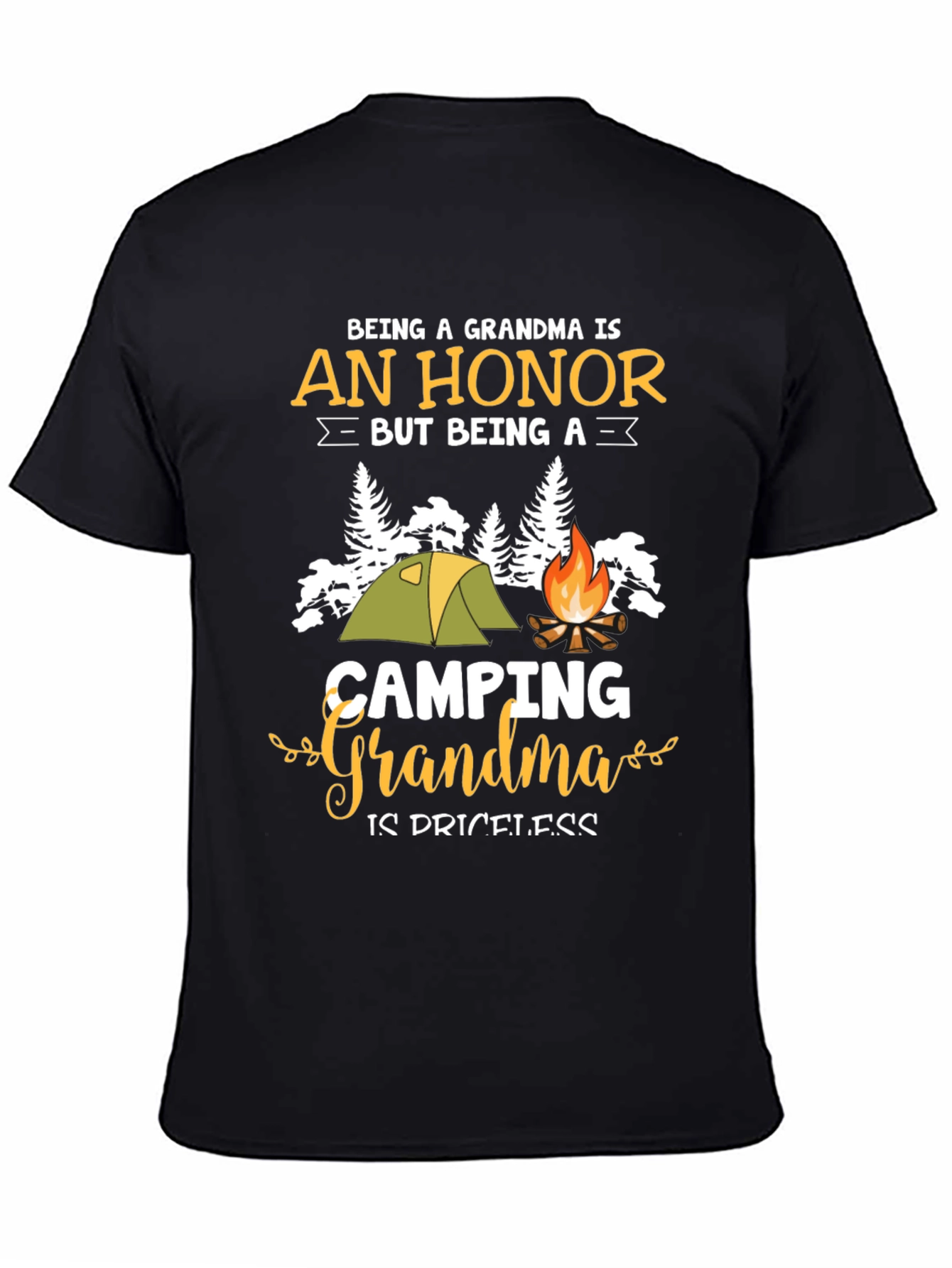 Camping Grandma T-Shirt - Honor & Priceless