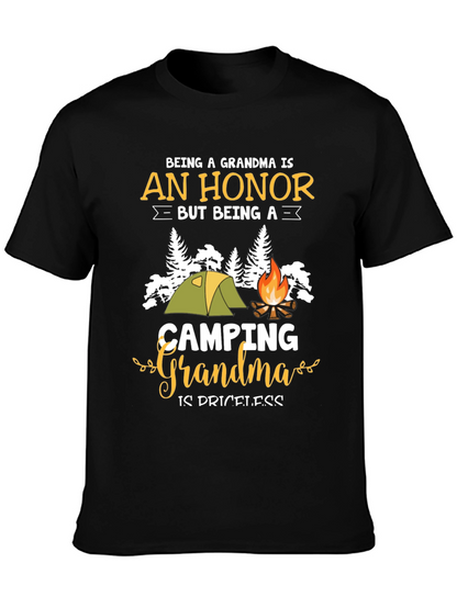 Camping Grandma T-Shirt - Honor & Priceless
