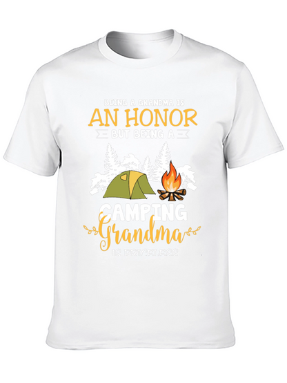 Camping Grandma T-Shirt - Honor & Priceless