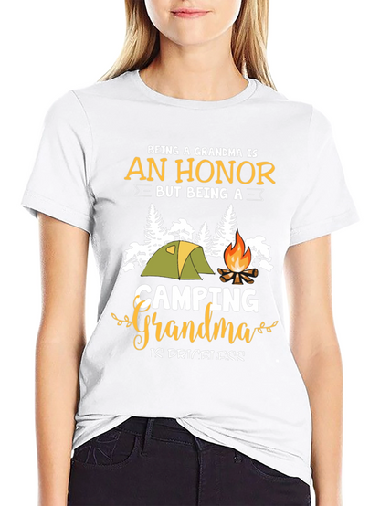 Camping Grandma T-Shirt - Honor & Priceless