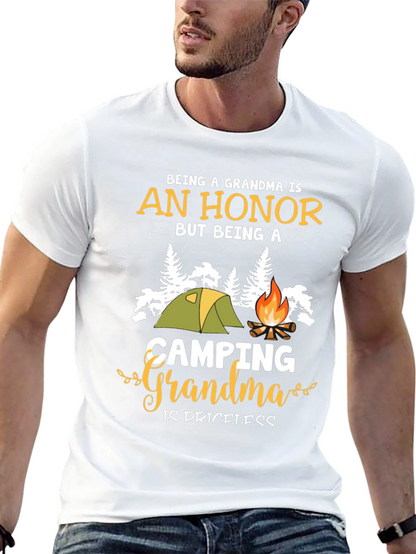 Camping Grandma T-Shirt - Honor & Priceless