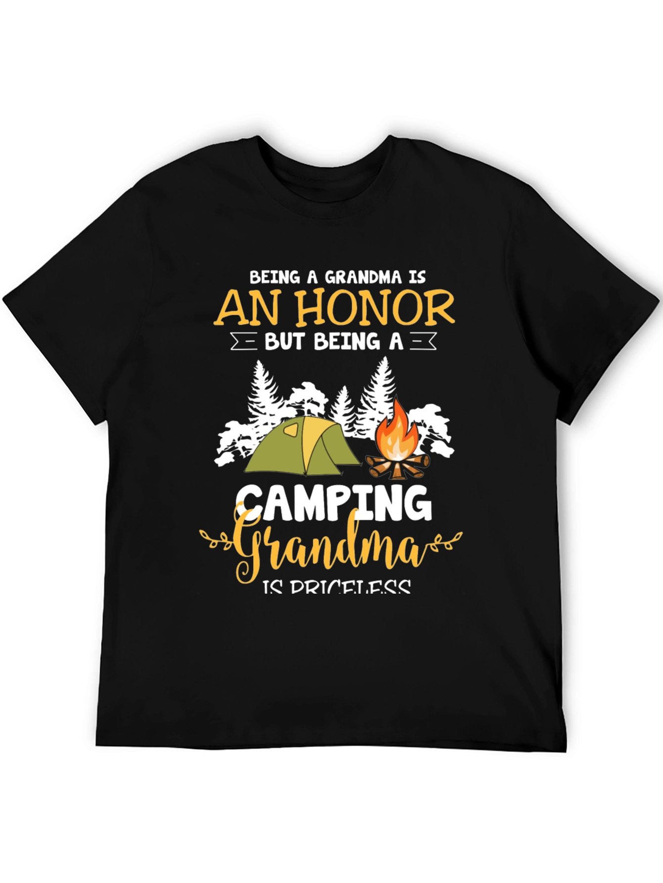 Camping Grandma T-Shirt - Honor & Priceless