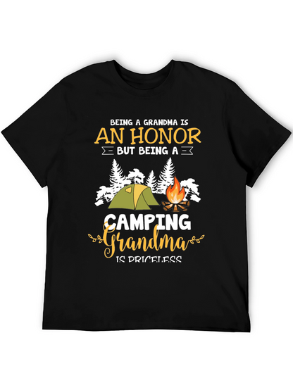 Camping Grandma T-Shirt - Honor & Priceless