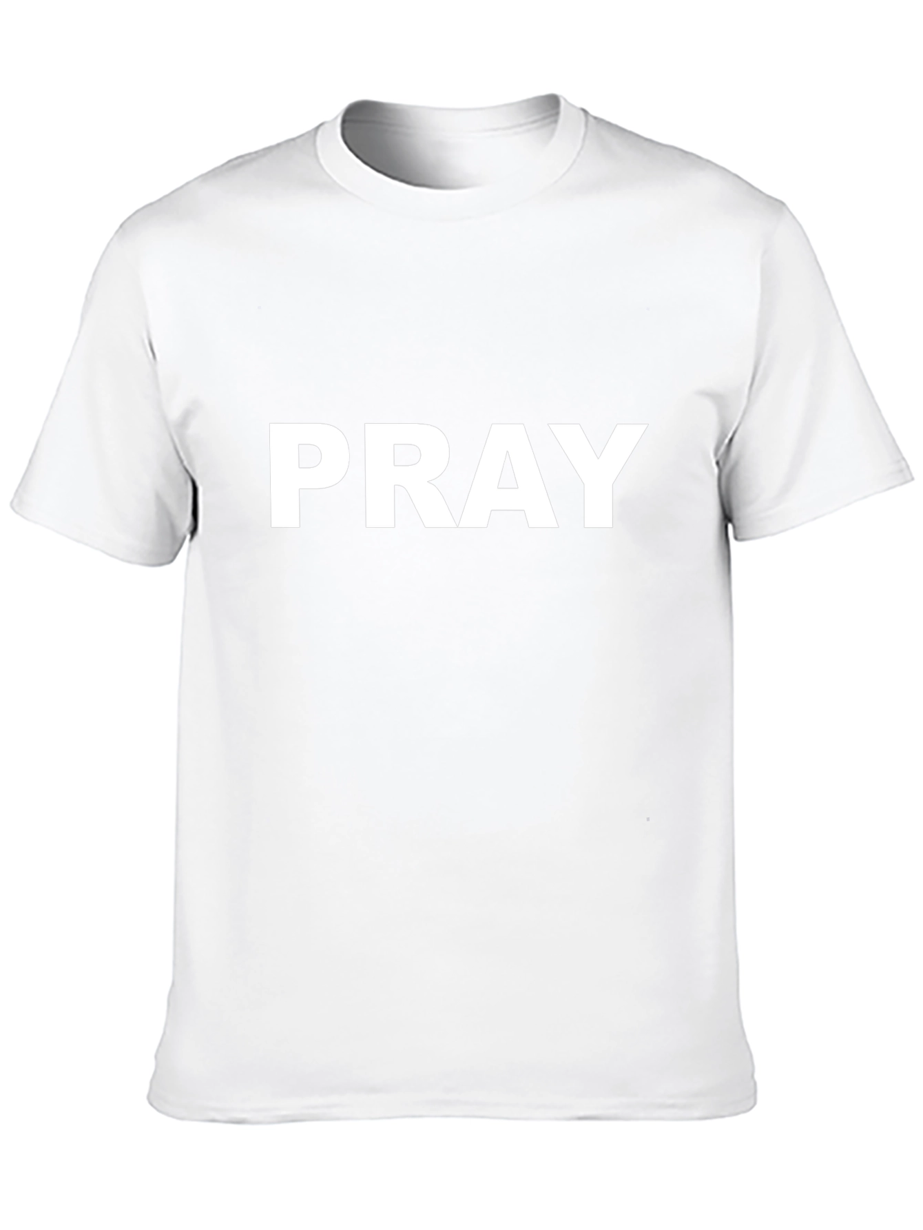 Pray Graphic Black T-Shirt - Comfort & Style