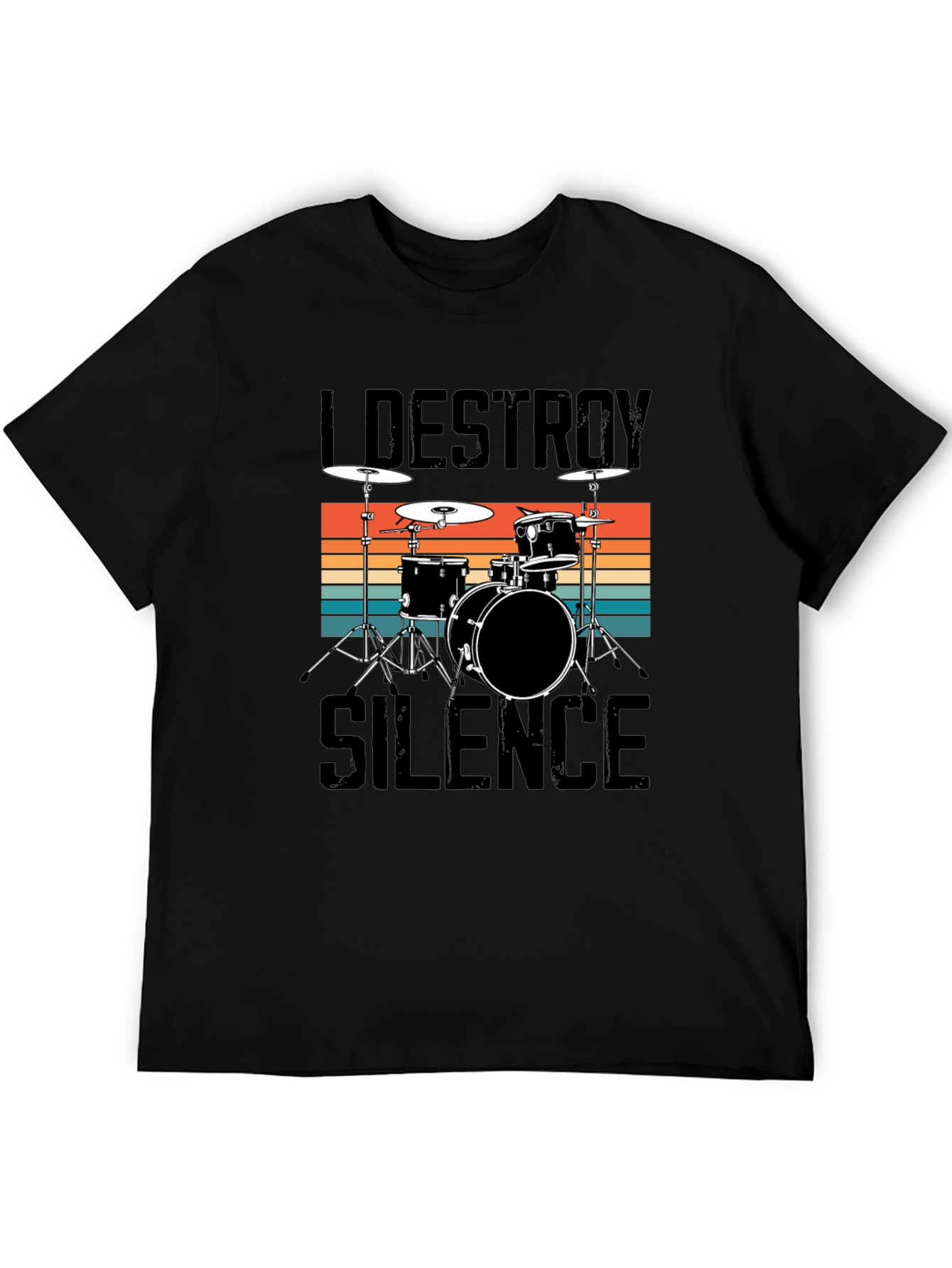 I Destroy Silence Drummer Tee