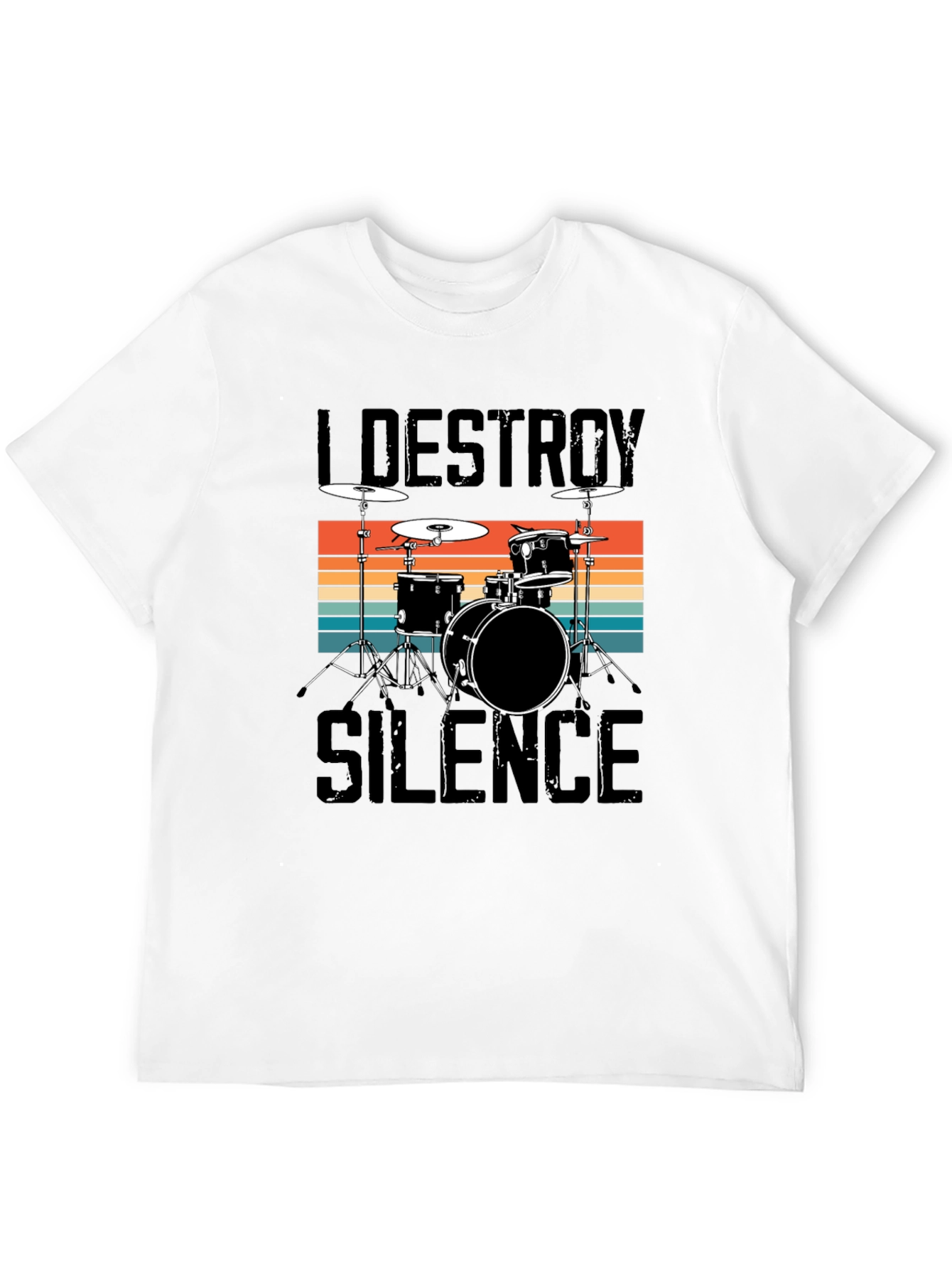 I Destroy Silence Drummer Tee