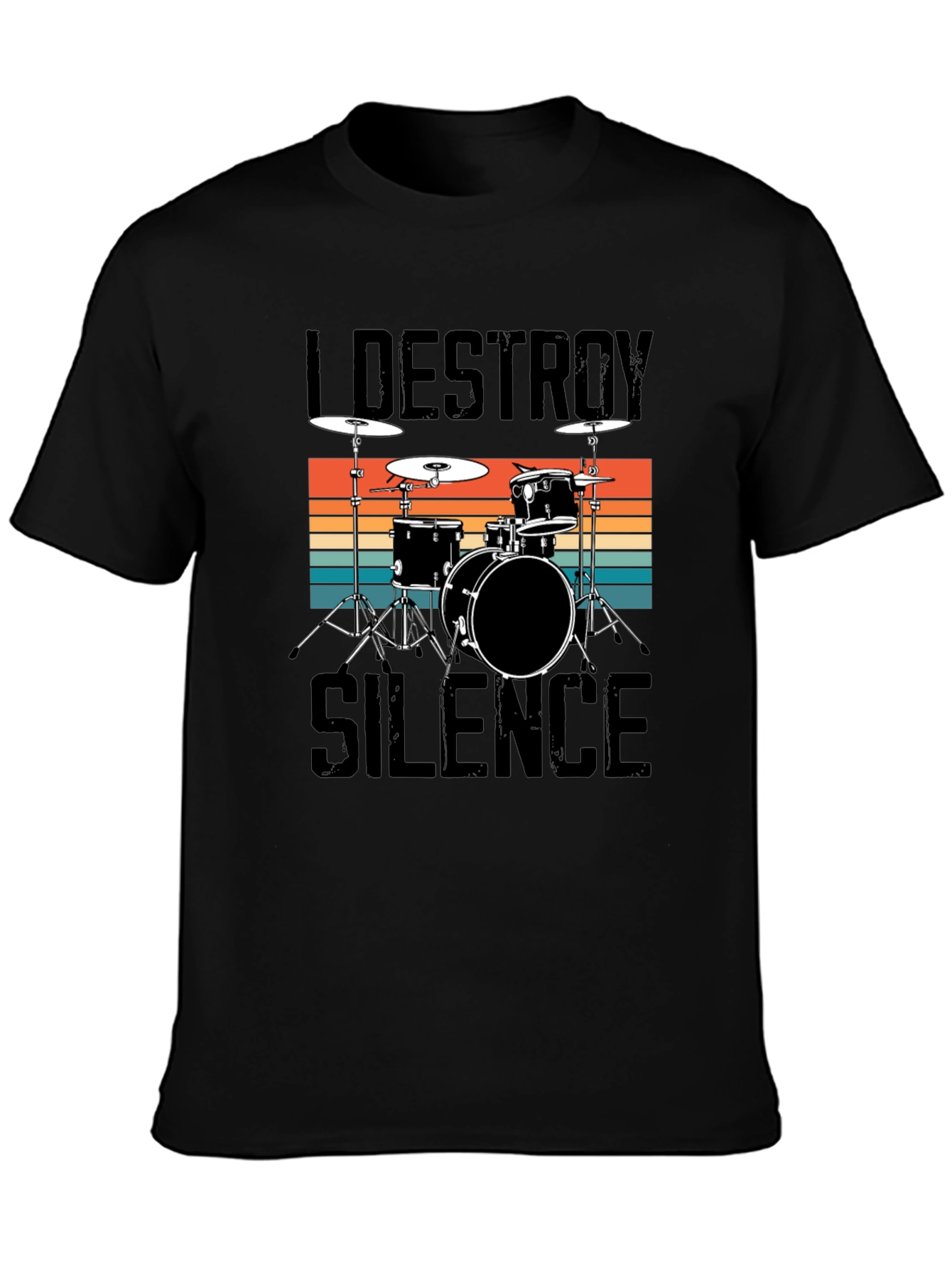 I Destroy Silence Drummer Tee
