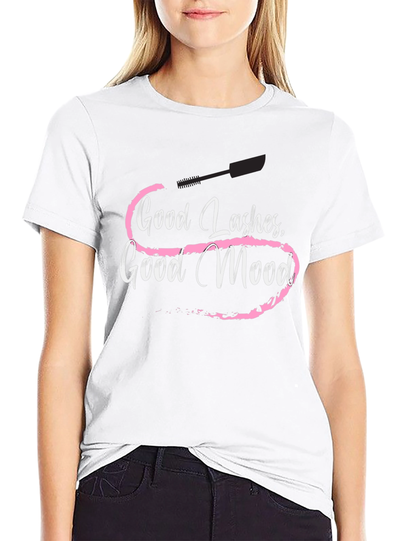 Good Lashes Good Mood Graphic Tee