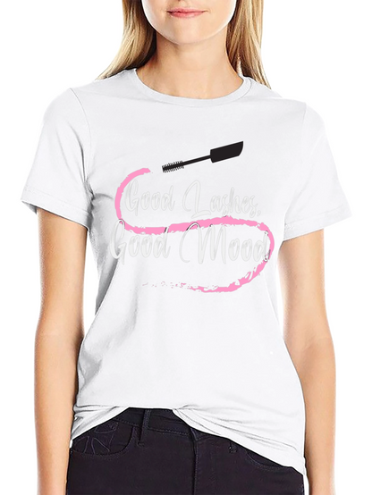 Good Lashes Good Mood Graphic Tee