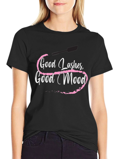 Good Lashes Good Mood Graphic Tee