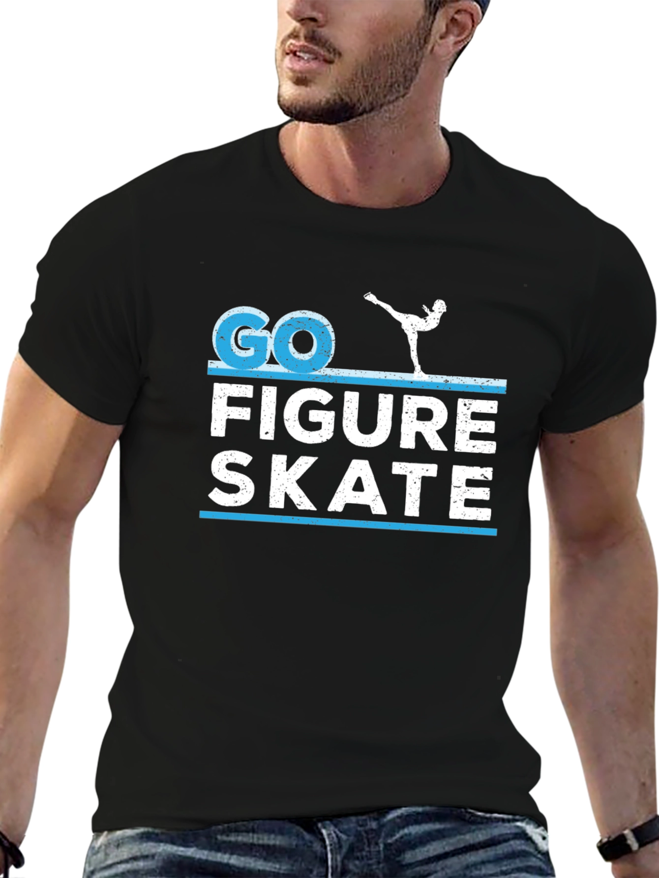 Go Figure Skate T-Shirt - Novelty Graphic Tee