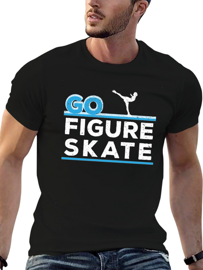 Go Figure Skate T-Shirt - Novelty Graphic Tee