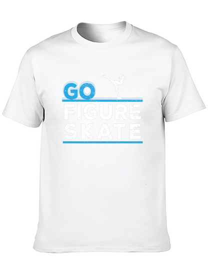 Go Figure Skate T-Shirt - Novelty Graphic Tee