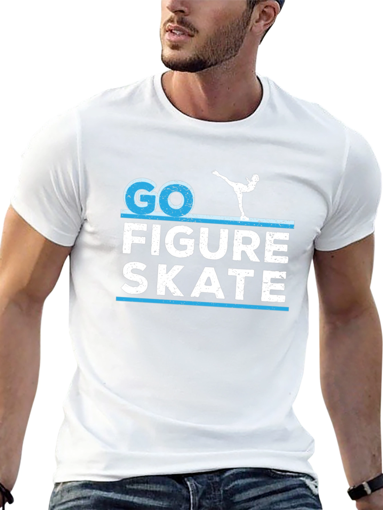Go Figure Skate T-Shirt - Novelty Graphic Tee
