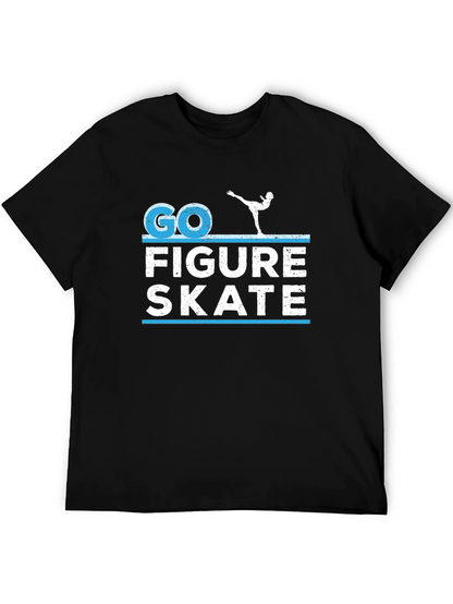 Go Figure Skate T-Shirt - Novelty Graphic Tee