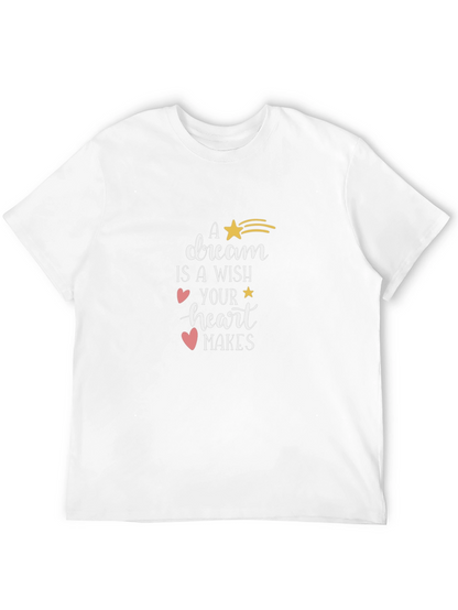 Dream Wish Heart Makes T-Shirt - Stylish Graphic Tee