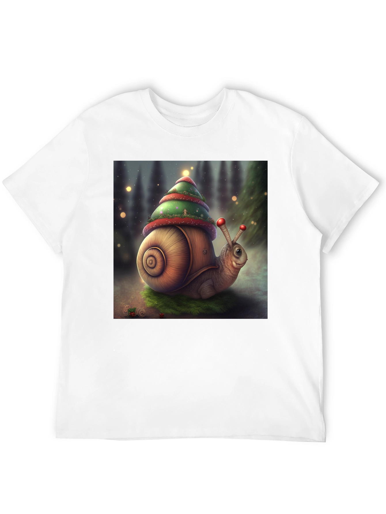 Christmas Snail Graphic Tee