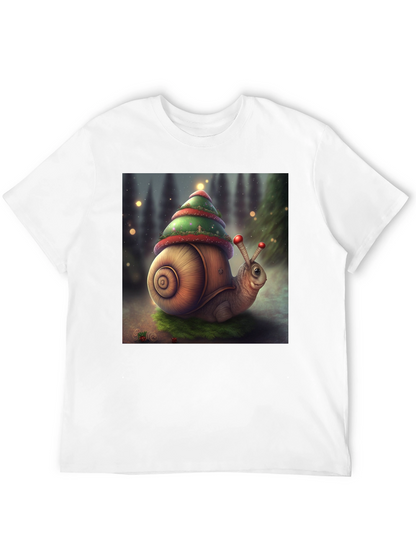 Christmas Snail Graphic Tee
