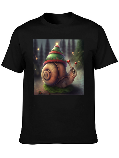 Christmas Snail Graphic Tee