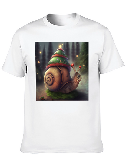 Christmas Snail Graphic Tee
