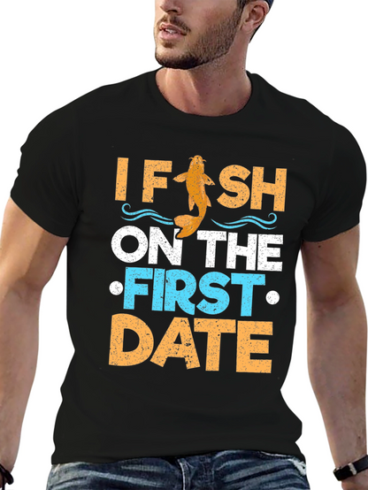 Funny Fishing Date T-Shirt