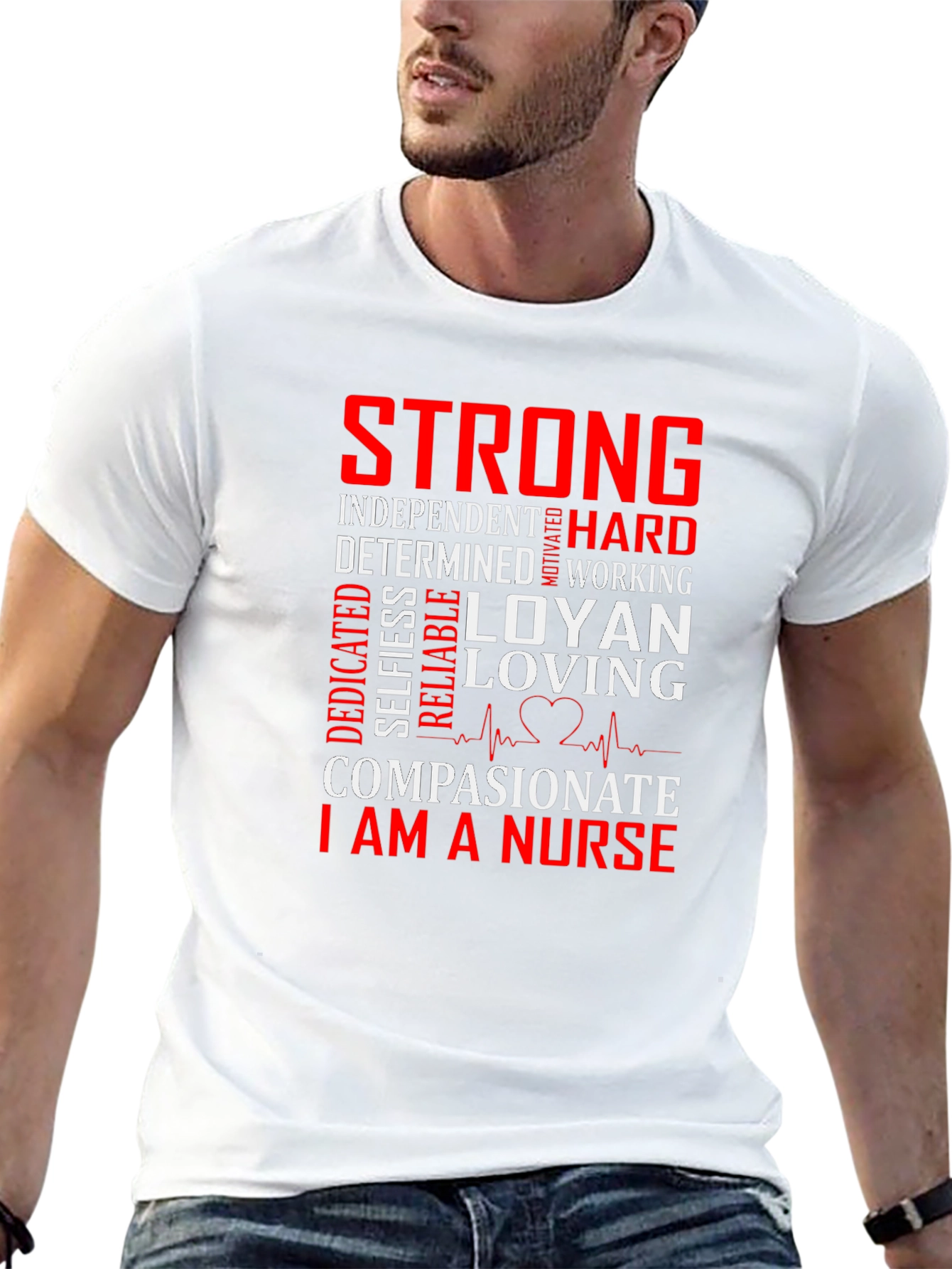 Strong Nurse Graphic Tee