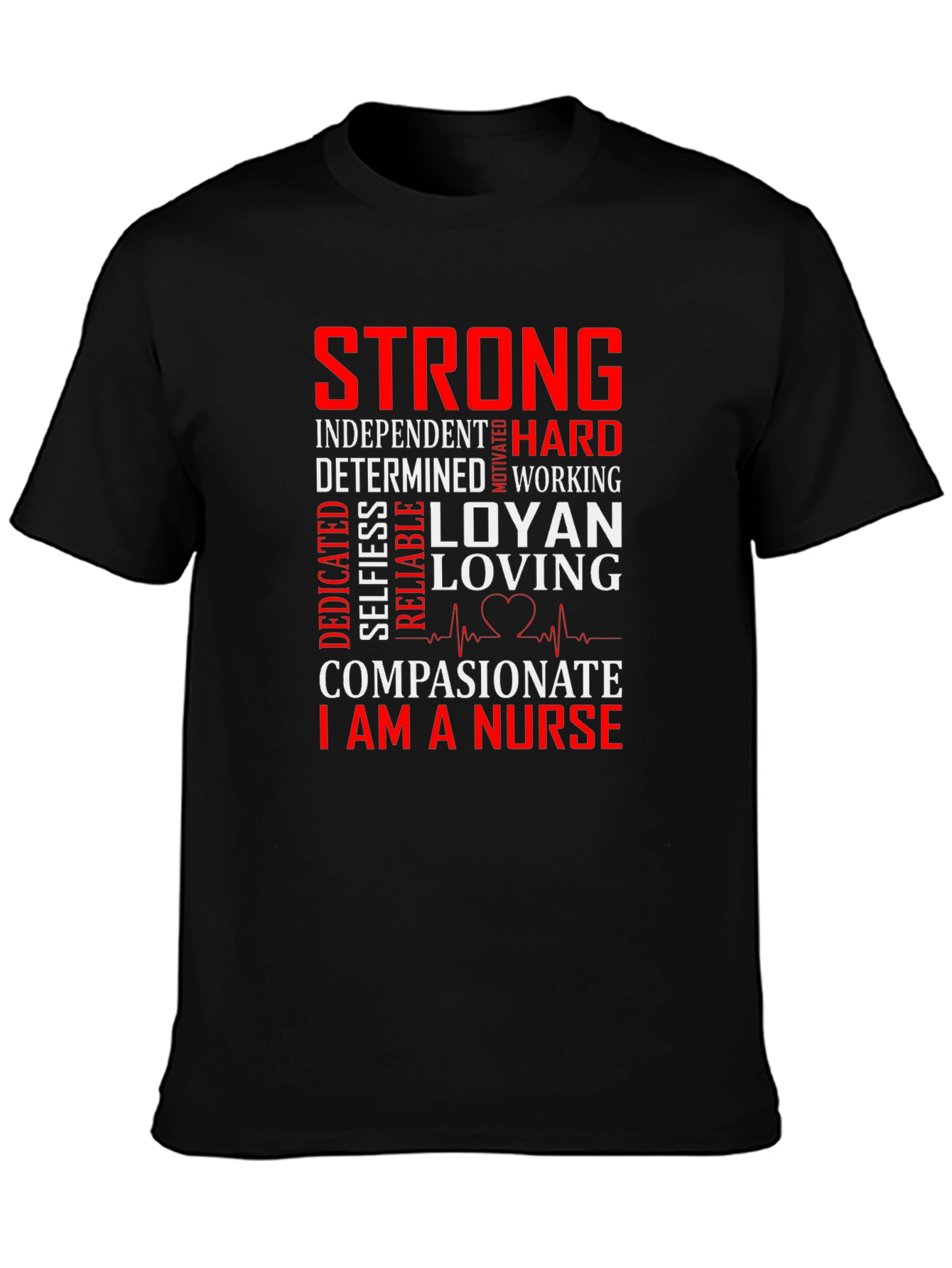 Strong Nurse Graphic Tee