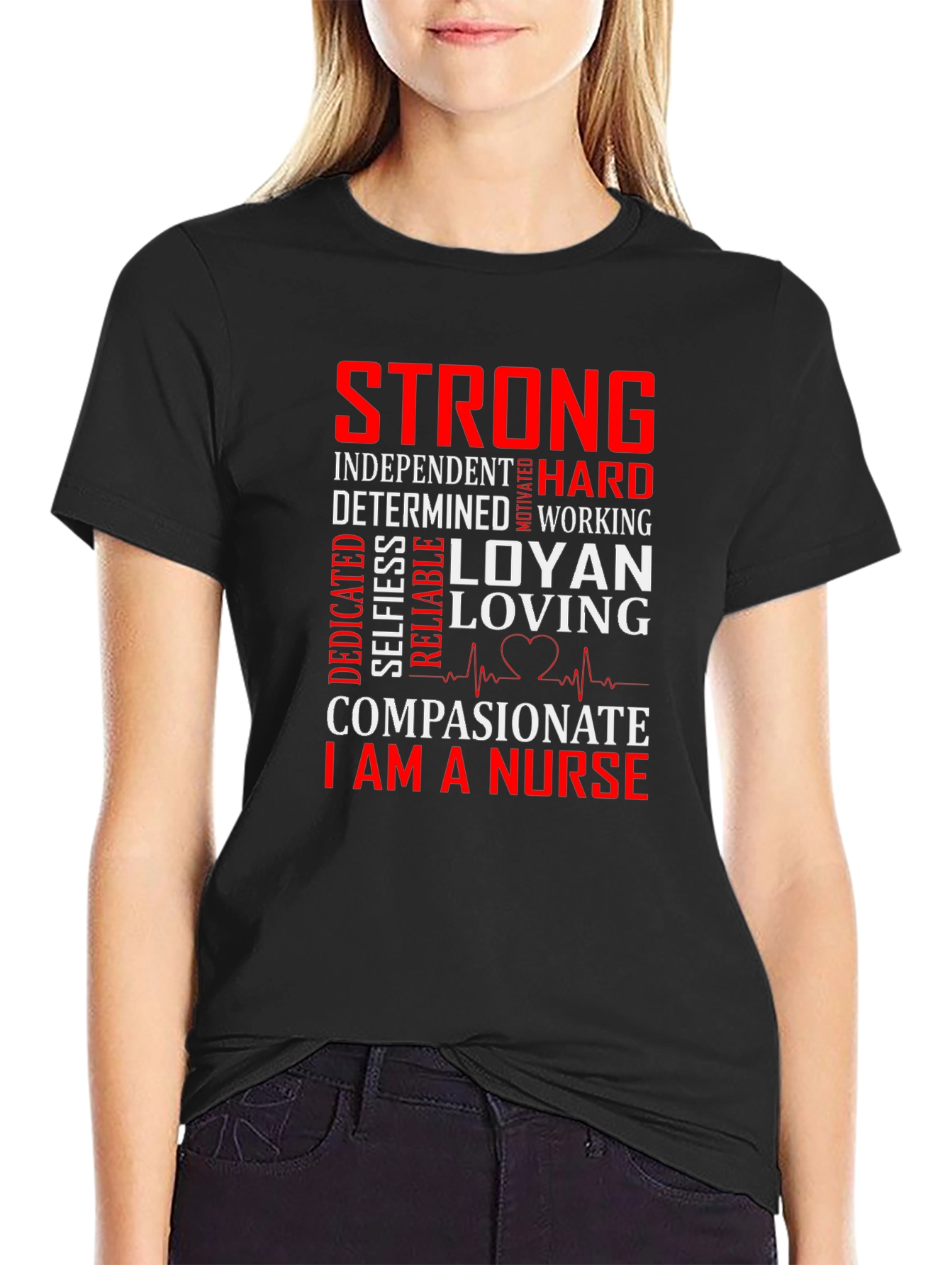 Strong Nurse Graphic Tee