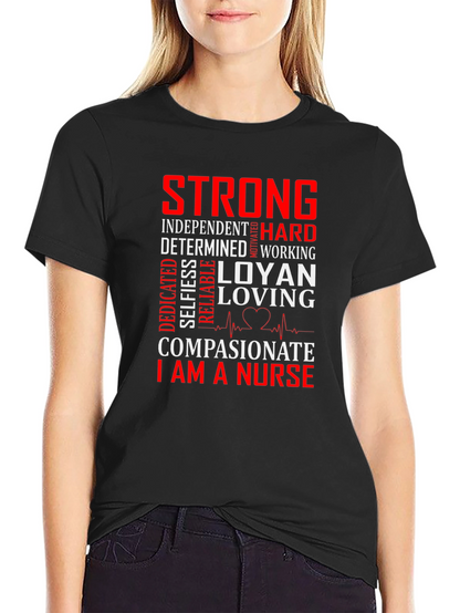 Strong Nurse Graphic Tee