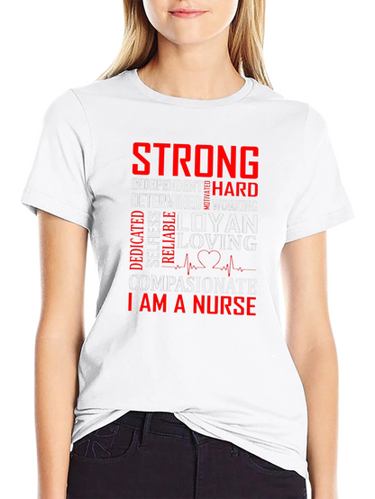 Strong Nurse Graphic Tee