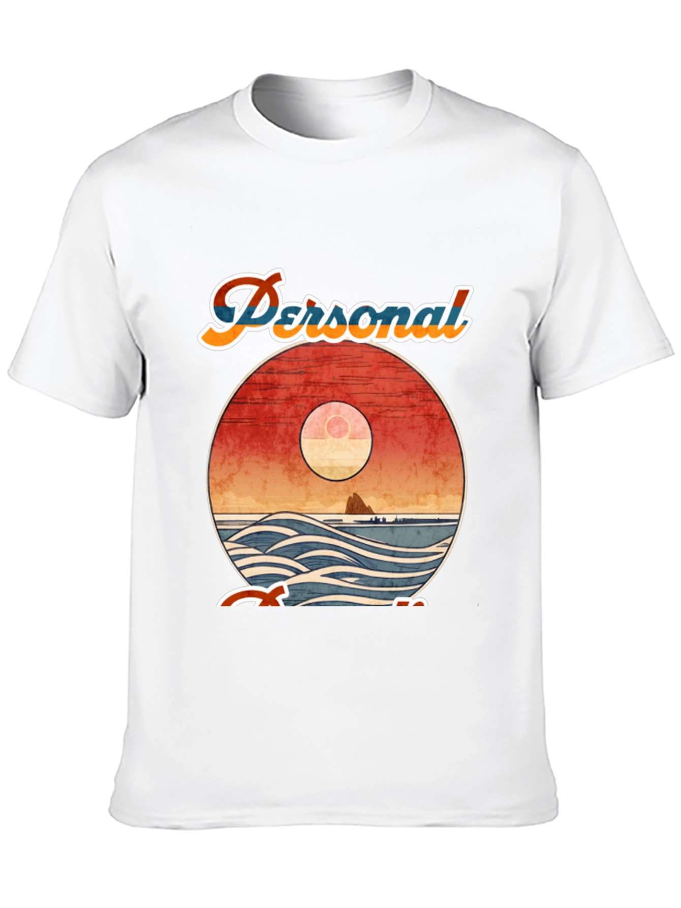 Retro Sunset Graphic Tee - Personal