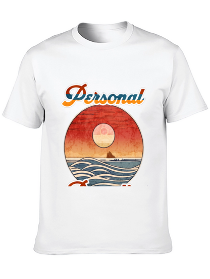 Retro Sunset Graphic Tee - Personal