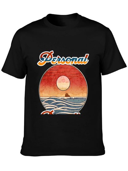 Retro Sunset Graphic Tee - Personal