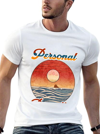 Retro Sunset Graphic Tee - Personal