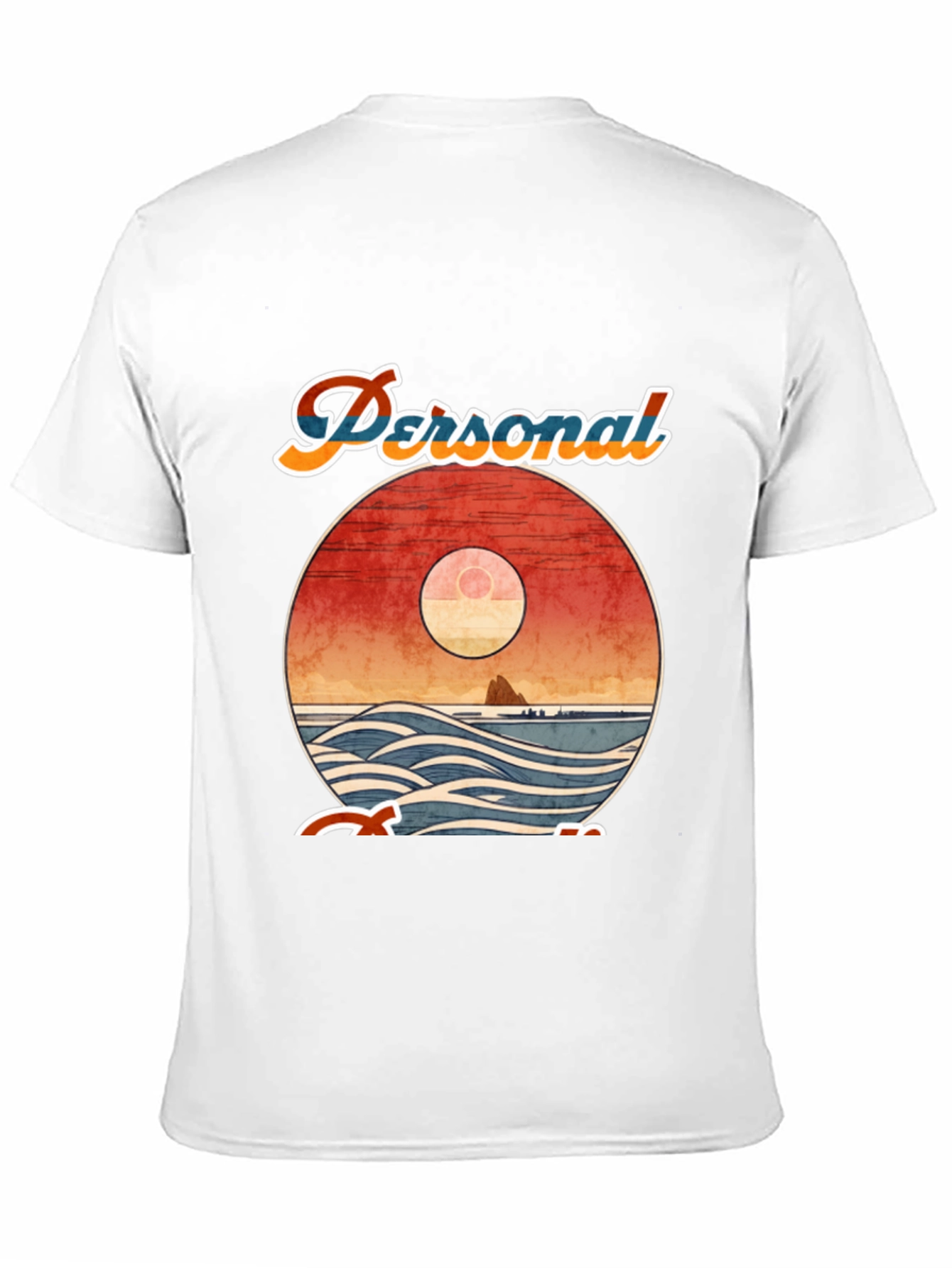 Retro Sunset Graphic Tee - Personal