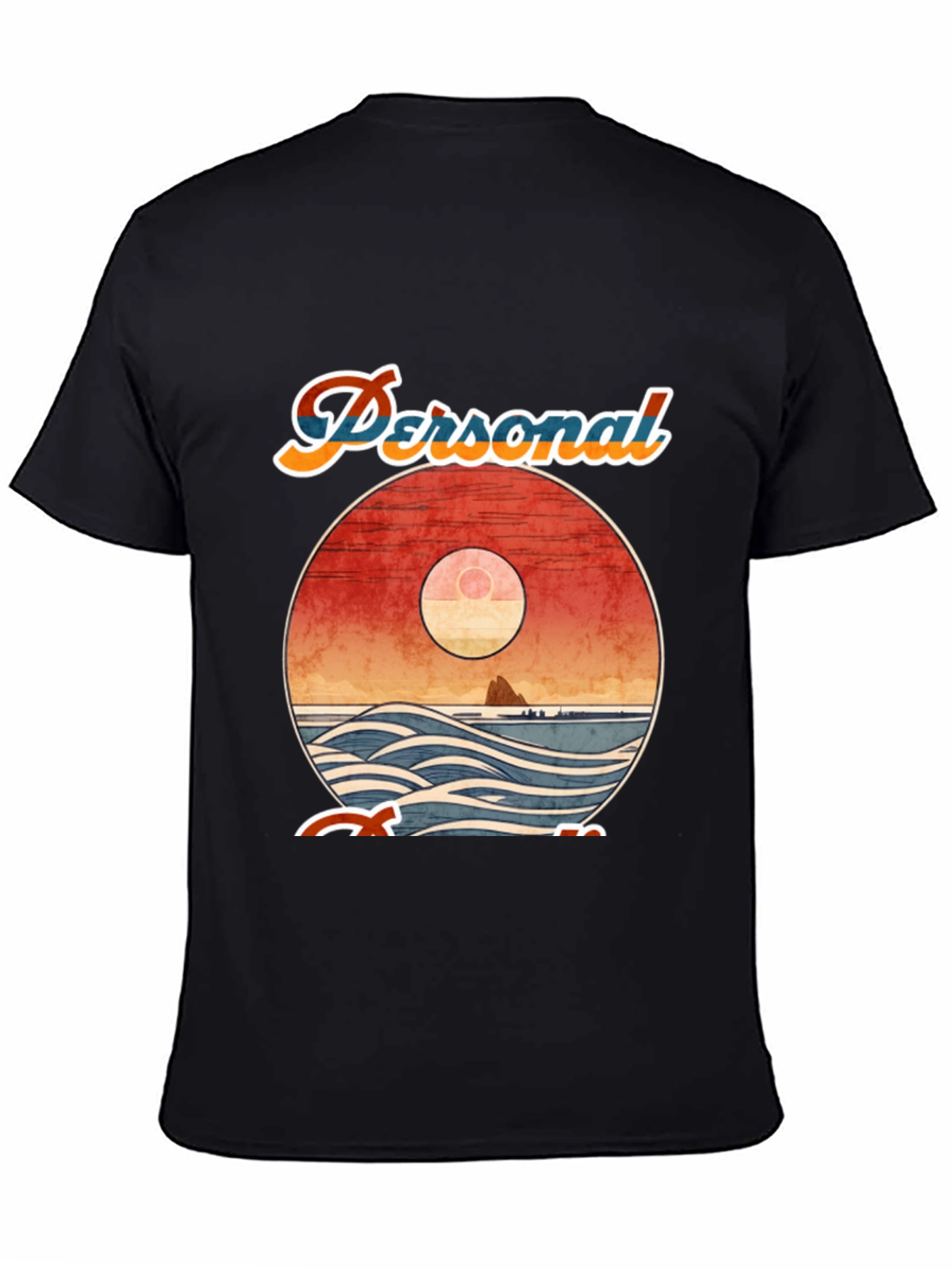 Retro Sunset Graphic Tee - Personal