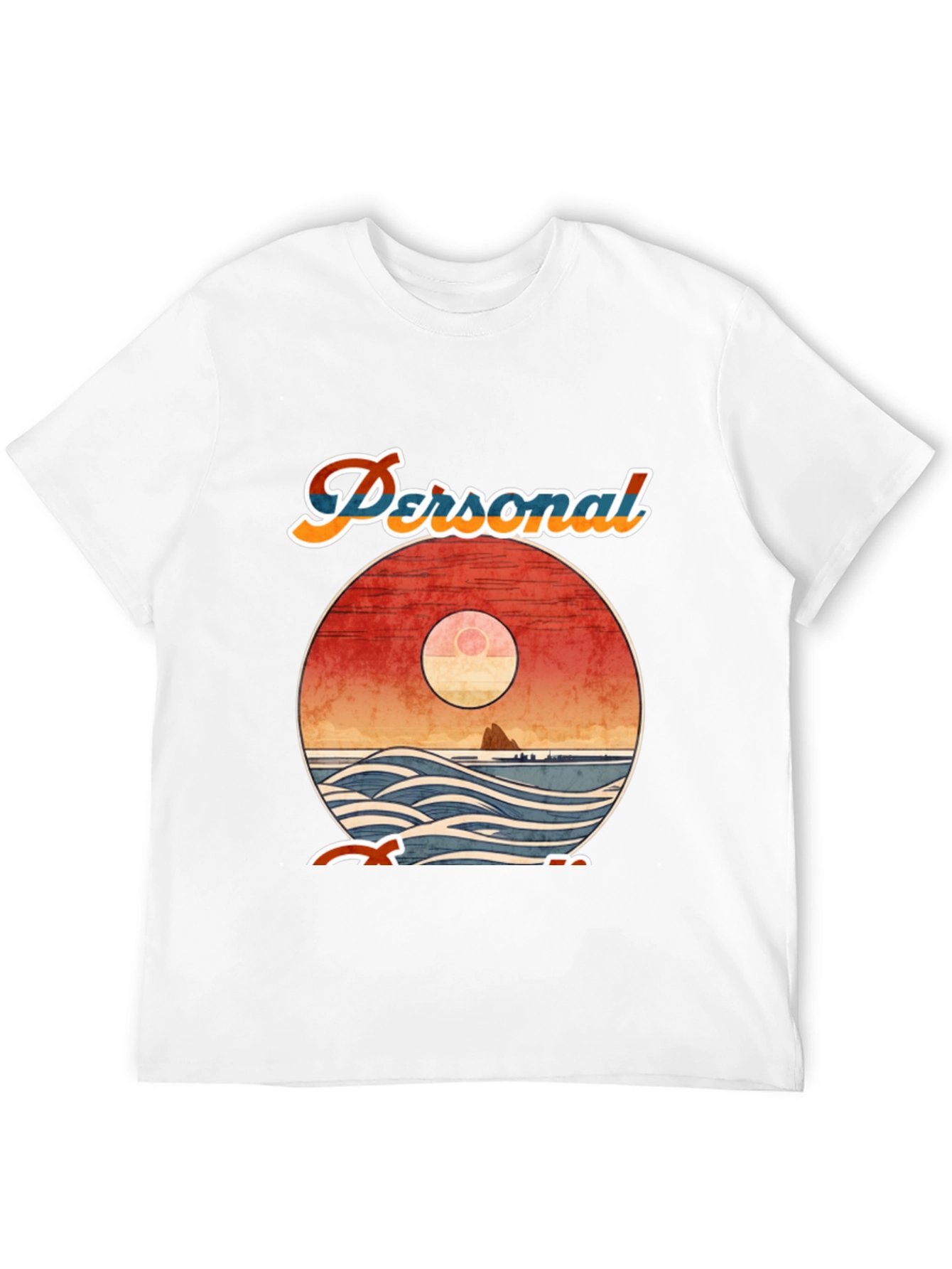 Retro Sunset Graphic Tee - Personal