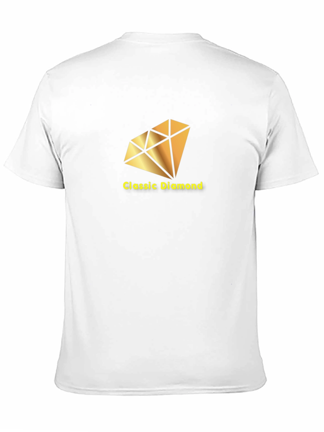 Classic Diamond Graphic Tee - Black Cotton T-Shirt