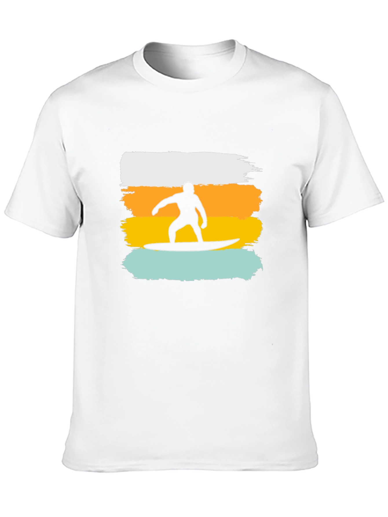 Surfer Silhouette Graphic T-Shirt