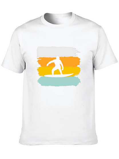 Surfer Silhouette Graphic T-Shirt
