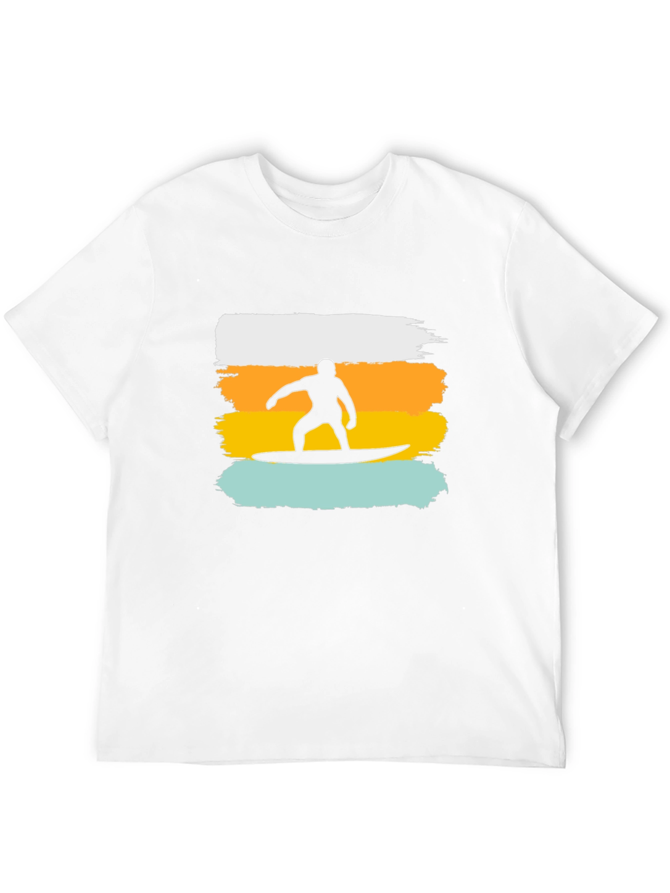 Surfer Silhouette Graphic T-Shirt