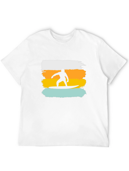 Surfer Silhouette Graphic T-Shirt