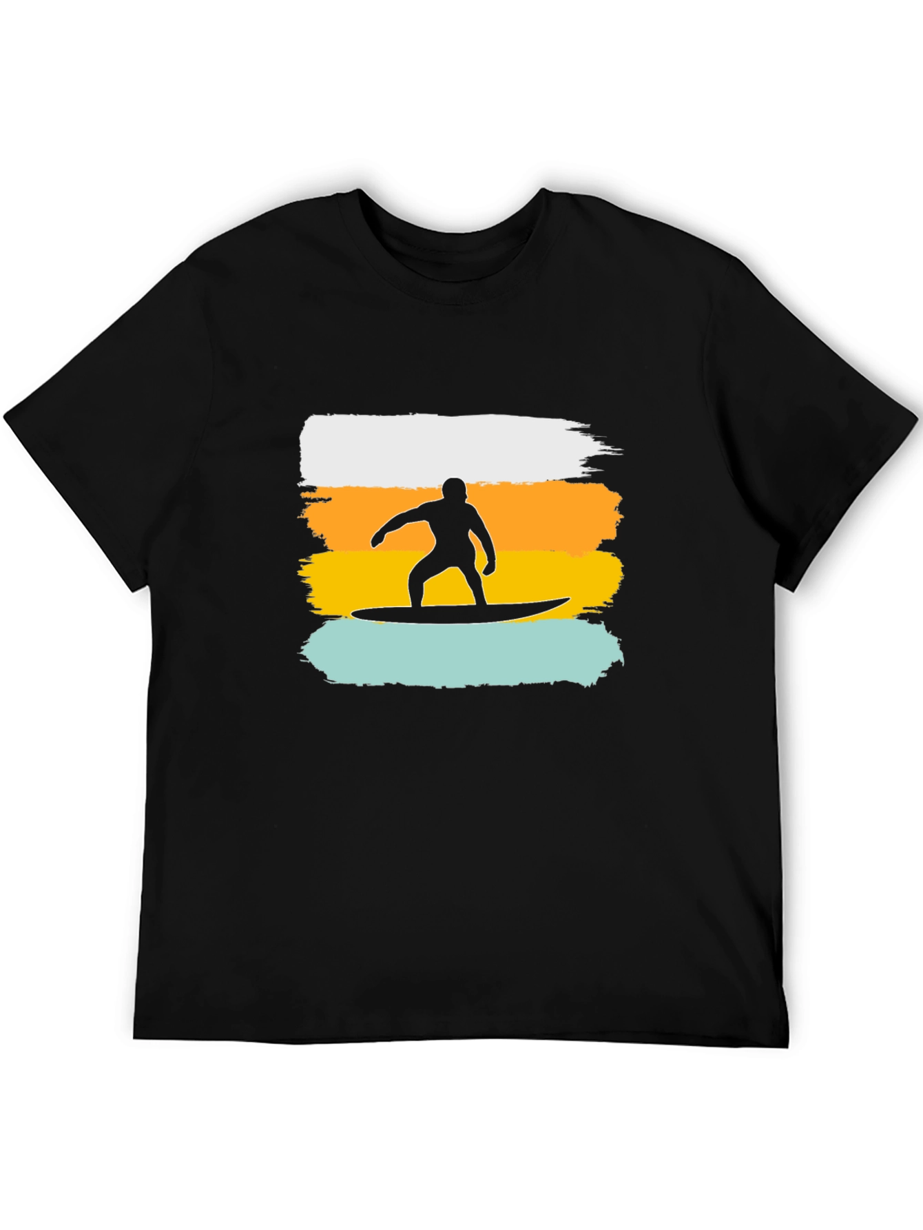 Surfer Silhouette Graphic T-Shirt